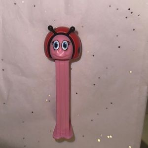 Vintage 2000 Valentine Lady Bug Pez, Footed, Cleaned.